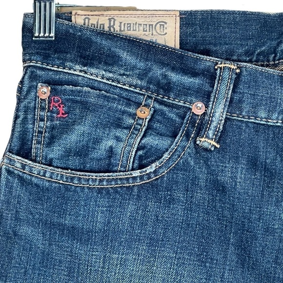 POLO Ralph Lauren Finest Made Denim Men’s Cotton Straight Leg Jeans 32 X… - Picture 5 of 16